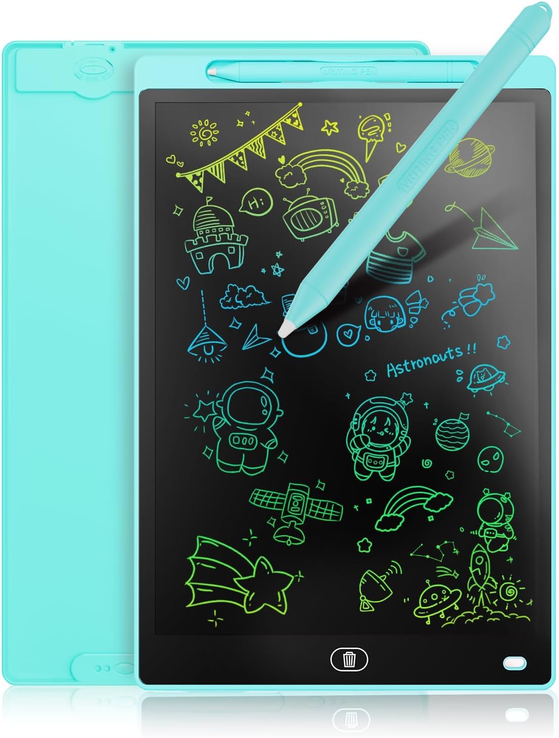 LCD Writing Tablet 16 Inch | Digital Drawing Pad for Kids | Reusable E-Writing Board with Stylus Pen | Eye-Friendly Screen | Erase Button | Learning & Doodle Toy