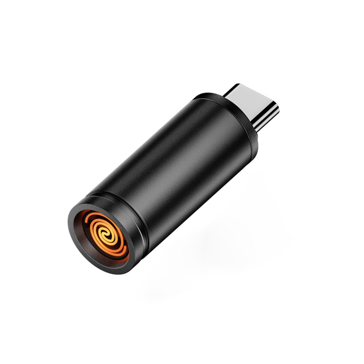 USB Type C Electric Lighter, Flameless Rechargeable Coil, Windproof Portable Mini Keychain Lighter 