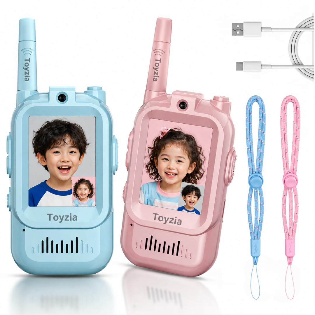Kids Phone Camera Toy with Audio & Video for Boys & Girls | Rechargeable Smart Phone Pretend Play Toy with Fun Features | Birthday Gift for Kids | walkie Talkie