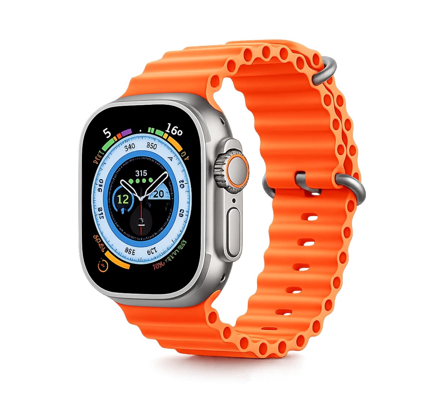 Smartwatch for T900 Ultra with HD Full Touch Display, Bluetooth Calling, Fitness Tracking, Heart Rate Monitor and Water Resistant Design